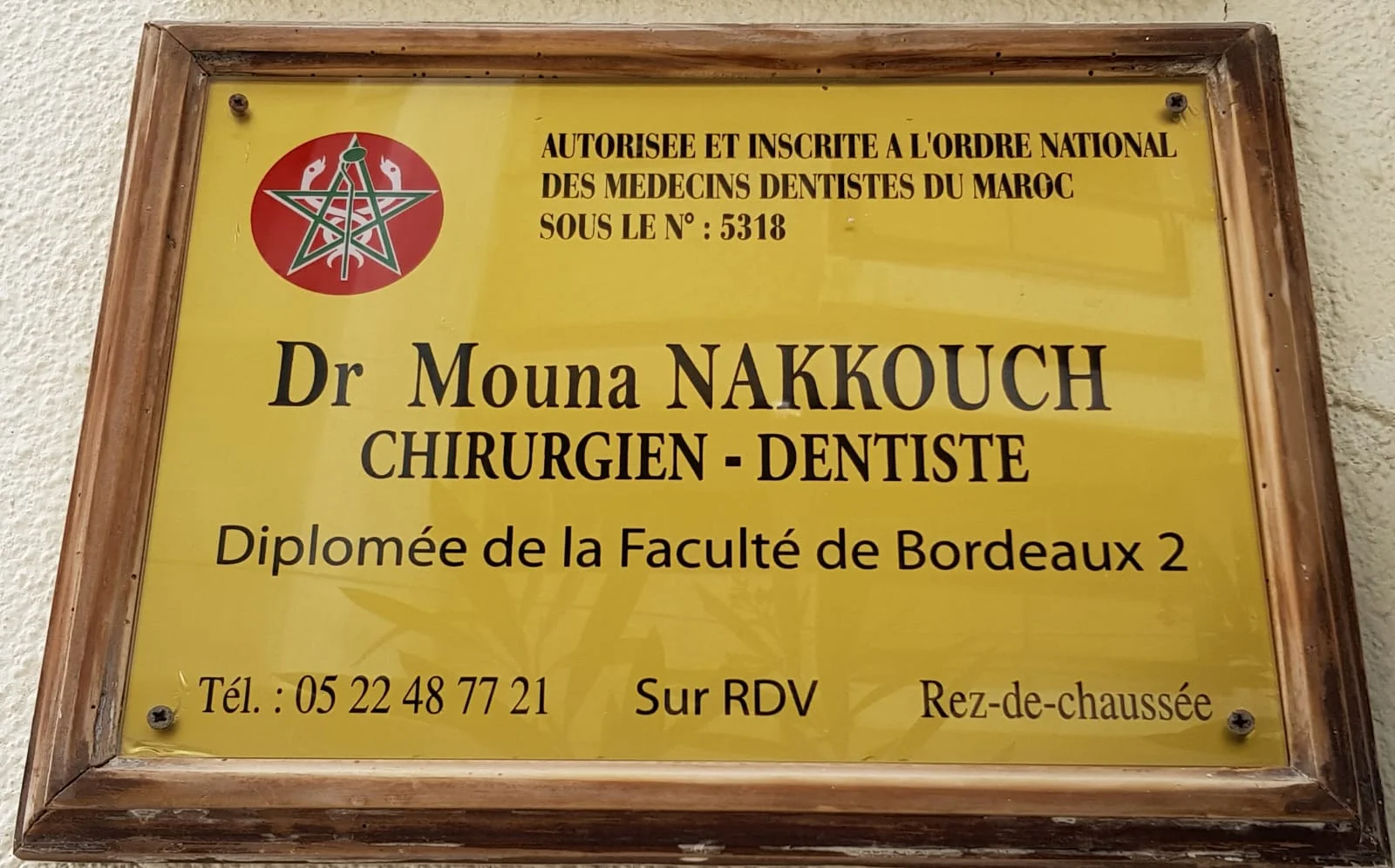  dentiste Casablanca Dr. Mouna Nakkouch